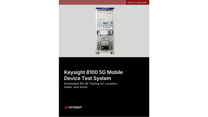 Keysight 8100 5G Mobile Device Test System